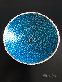 Porta oggetti in vetro e argento Diamante Argenesi