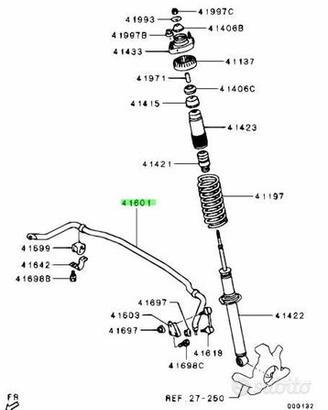 Barra post antirollio 23mm Mitsubishi Lancer Evo