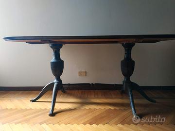 Tavolo ovale stile Paolo Buffa anni '50