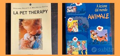 Set 2 libri Pet Therapy / animali