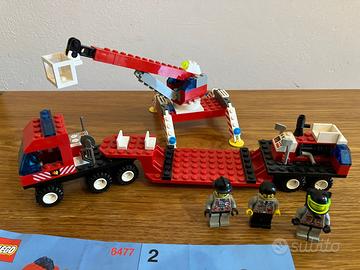 Lego 6477 Fire fighter's lift truck Lego anno 2000