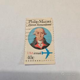 francobollo Philip Mazzei