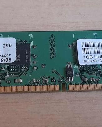Scheda RAM Memoria 1 GB - DDR2 U-DIMM Apacer