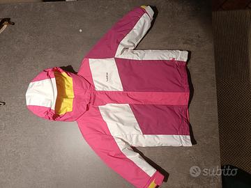 giacca a vento invernale sci per bambina