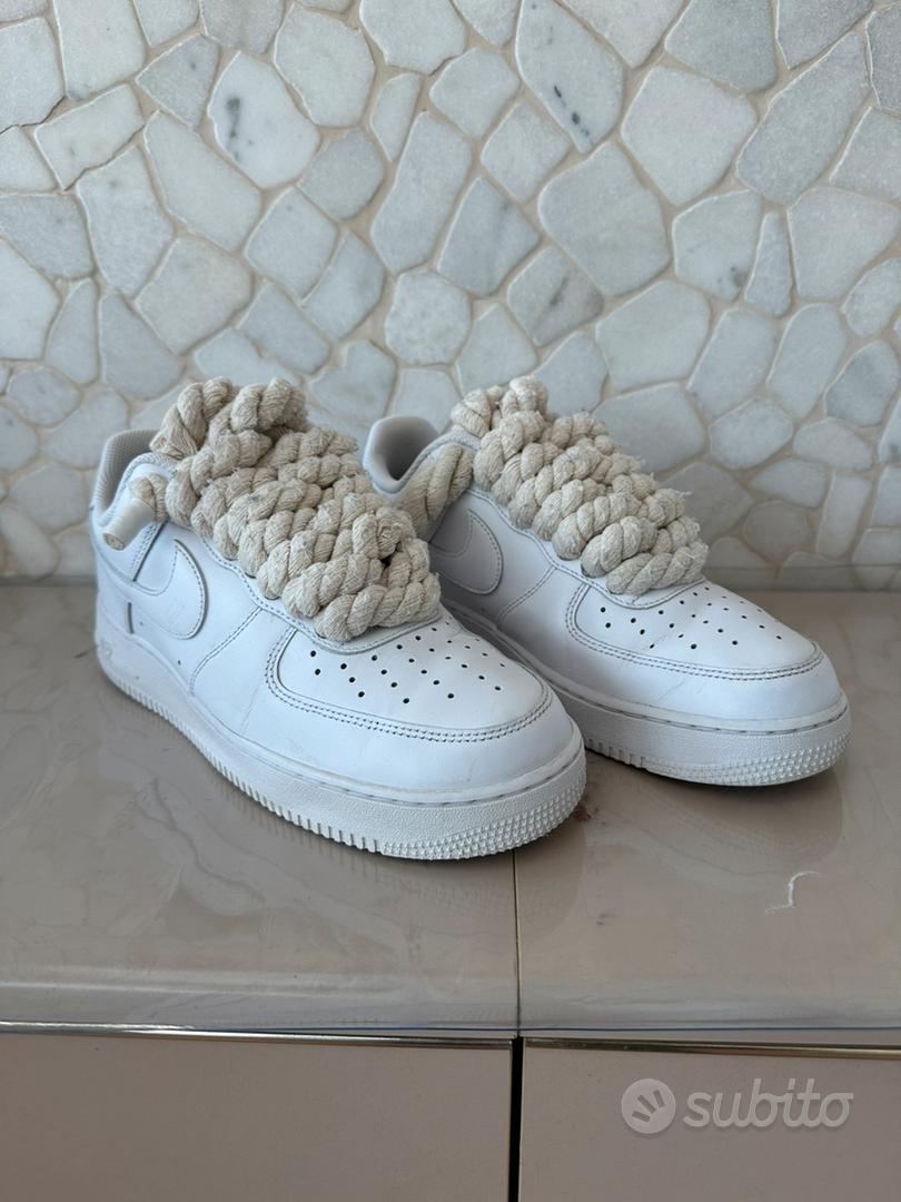 Nike air force lacci corda