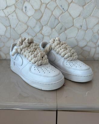 Nike air force lacci corda