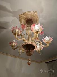 lampadario Murano  originale