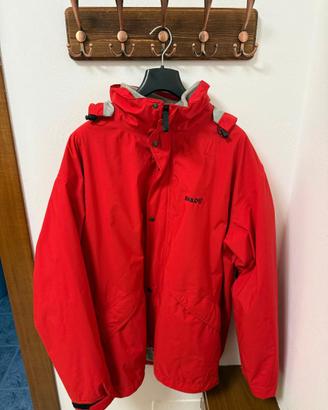 Giaccone Bailo XXL rosso con cappuccio