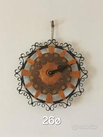 orologio ferro battuto