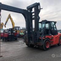 Carrello elevatore linde h150d con gru