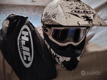 CASCO TAGLIA "M" E VISIERA 