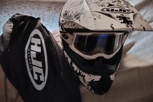 CASCO TAGLIA  "M"  CON  VISIERA 