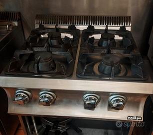 cucina 4 fuochi gas MBM 