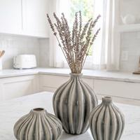 Set di 3 Vasi in Ceramica Design – Stile Moderno