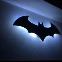 Lampada parete interno batman insegna arredamento