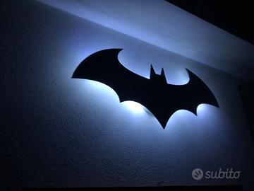 Lampada parete interno batman insegna arredamento