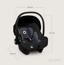 Seggiolino Auto Neonati 40-87cm completo di isofix