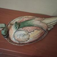 piatti fagiano e centro tavola