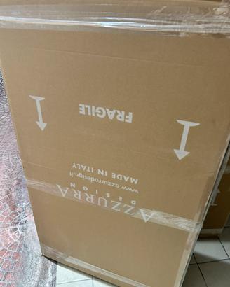2 lettini Azzurra completi materassi topper