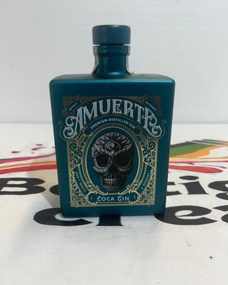 Amuerte Verde Bottiglia Vuota Gin Amuerte Teschio