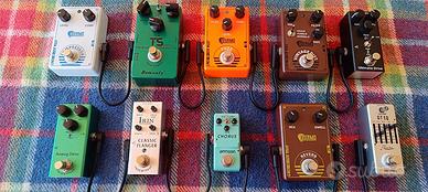 10 effetti per chitarra elettrica + alimentatore