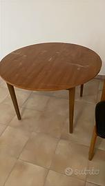 Tavolo rotondo allungabile