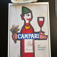 Bitter Campari soda Poster folletto piatti grande