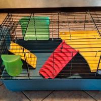 Gabbia coniglio mod. Easy Plus 80+n. 6 conf. Abete