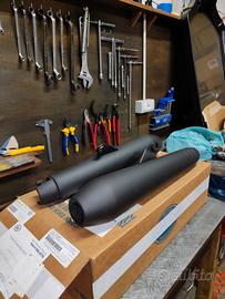 Terminali Triumph street twin 900 con db estraibil