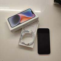 Iphone 14 256gb  azzurro(apple care 29/10/2025)