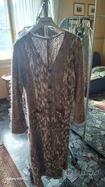 Cardigan lungo con spacchi laterali Positano