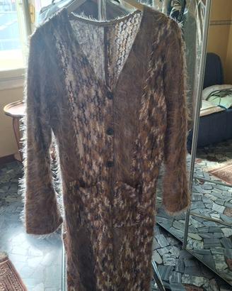 Cardigan lungo con spacchi laterali Positano