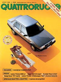 Rivista quattroruote luglio 1986