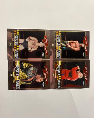 Carte topps WWE insert wrestlemanja legends