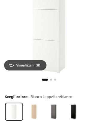 armadietto guardaroba besta ikea gia smontato 