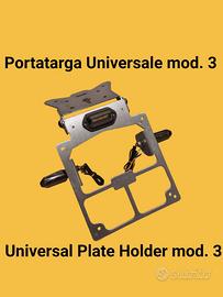 PORTATARGA MOTO REGOLABILE TIPO 3