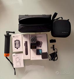 Dji action 2 con tutti gli accessori disponibili
