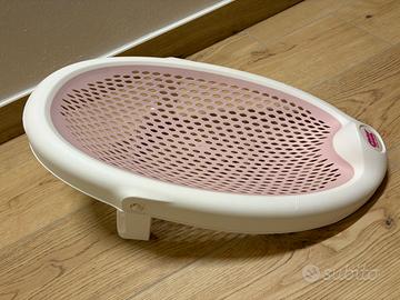 Sdraietta da bagno Jelly Ok baby bianco/rosa