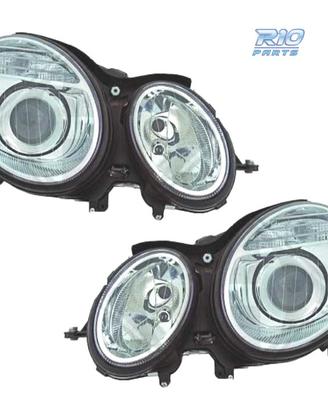 FARI PER MERCEDES CLASSE E W211 02-06 LENTE CROMAT