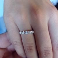 Anello argento veretta regolabile