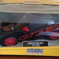 Nikko Porsche 911 Gt3 RS nera rc, con radiocomando