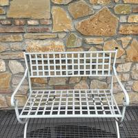 Panchina ferro battuto