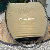 Tenda camping tre posti completa di accessori
