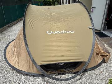 Tenda camping tre posti completa di accessori