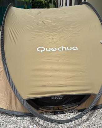 Tenda camping tre posti completa di accessori
