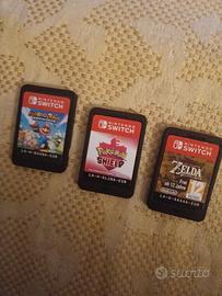 3 giochi Nintendo switch (senza custodia)
