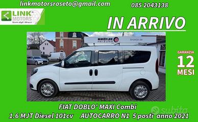 FIAT Doblo MAXI Combi 5posti N1 1.6 MJT 101CV /+