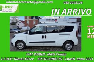 FIAT Doblo MAXI Combi 5posti N1 1.6 MJT 101CV /+