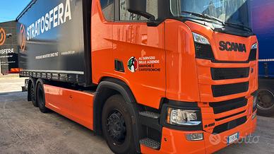 Scania r450 6x2 3assi centinato