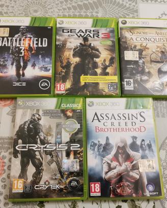 GIOCHI PER XBOX 360 COME NUOVI 